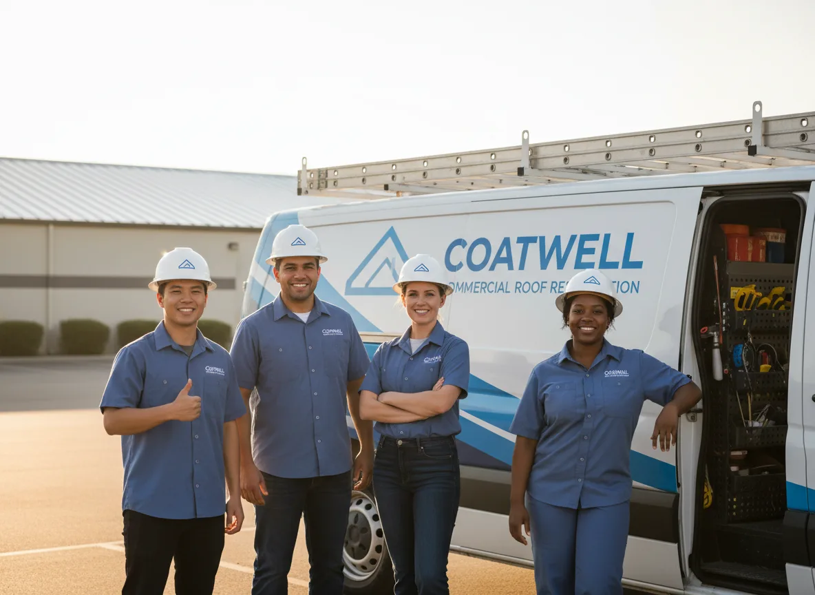 Commercial roof coating company in Pennock, MN